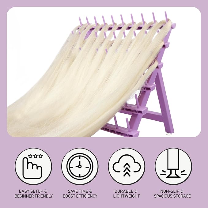 Laflare Braid Rack PP Hair Stand โ 60 Spools - Beauty Exchange Beauty Supply