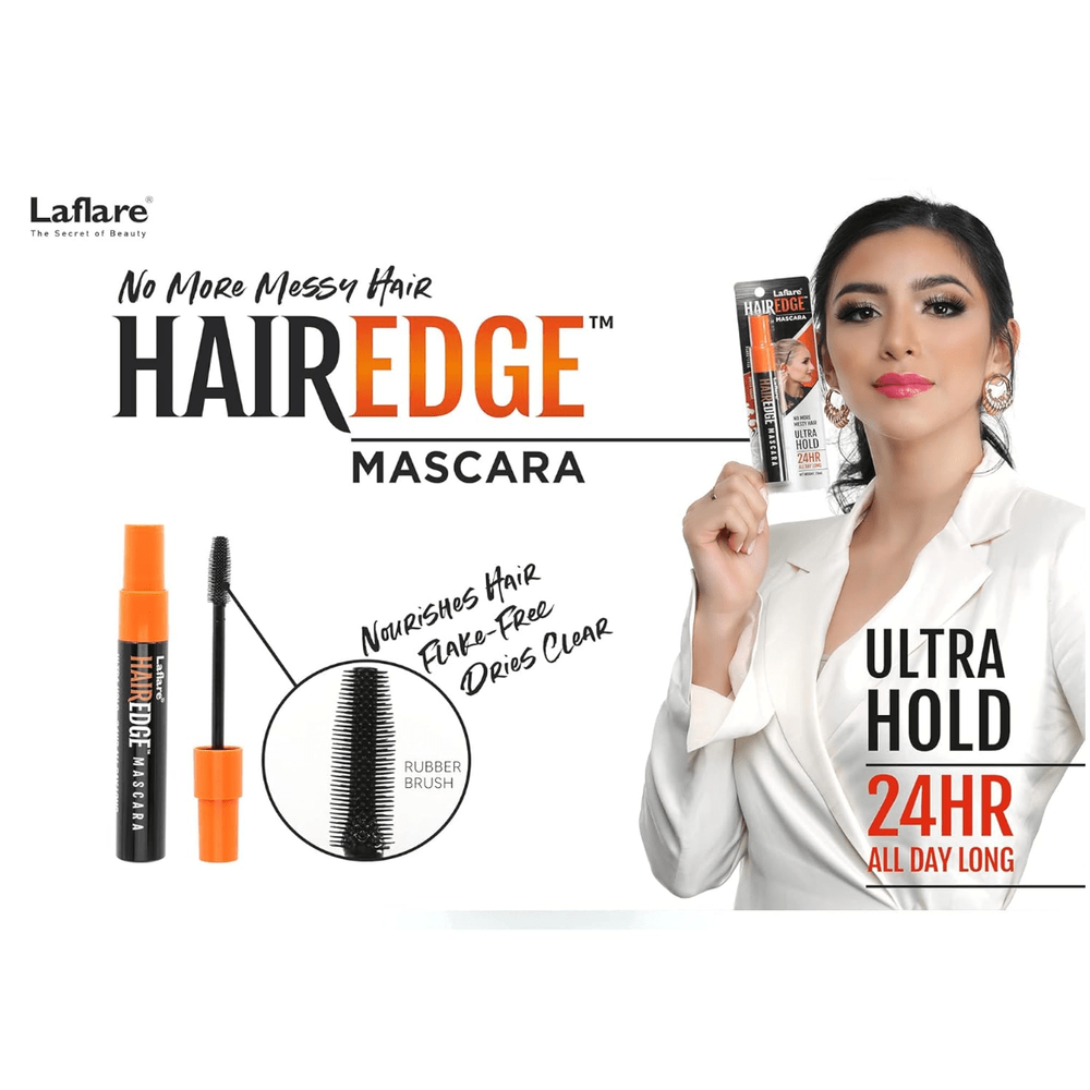 Laflare HAIREDGE Mascara Clear Edge Control Gel – 25ml - Beauty Exchange Beauty Supply
