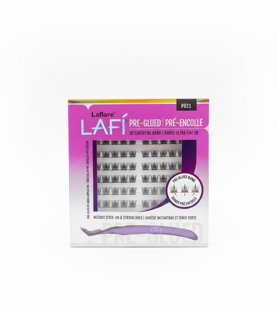 Laflare Lafi Pre Glued 3D Superfine Band Lashes - Beauty Exchange Beauty Supply
