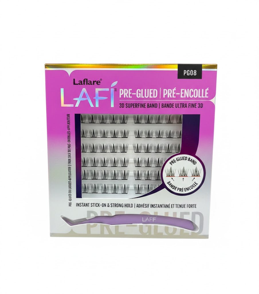 Laflare Lafi Pre Glued 3D Superfine Band Lashes - Beauty Exchange Beauty Supply