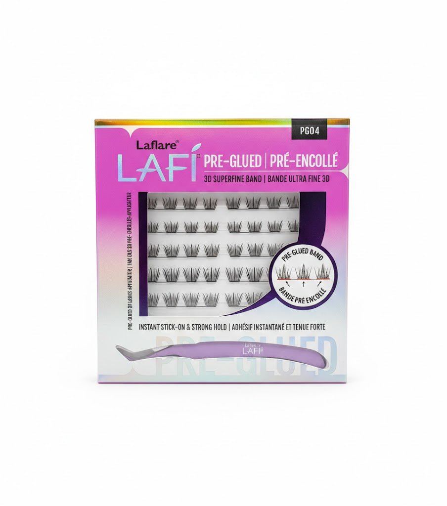 Laflare Lafi Pre Glued 3D Superfine Band Lashes - Beauty Exchange Beauty Supply