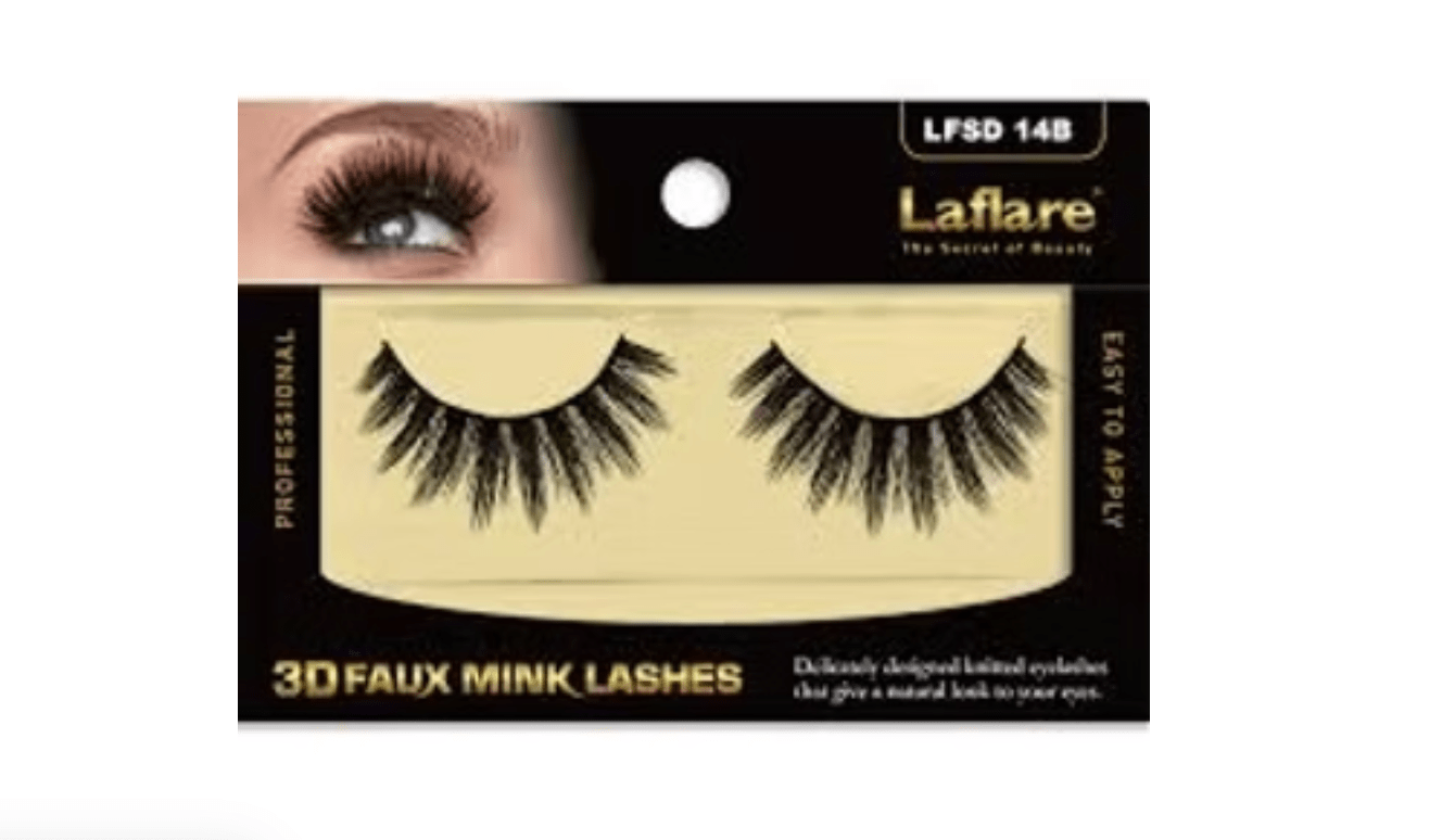 Laflare USA 3D Faux Mink Lashes – 100% Premium Silk - Beauty Exchange Beauty Supply