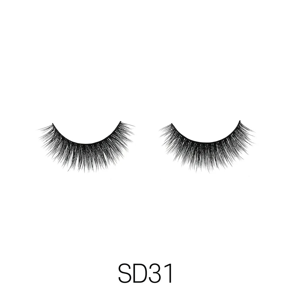 Laflare USA 3D Faux Mink Lashes 11 Variants – Styles 19 to 47 | 100% Premium Silk, Lightweight, Natural to Glam Finish, Reusable - Beauty Exchange Beauty Supply