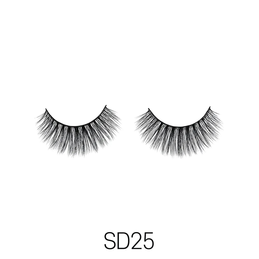 Laflare USA 3D Faux Mink Lashes 11 Variants – Styles 19 to 47 | 100% Premium Silk, Lightweight, Natural to Glam Finish, Reusable - Beauty Exchange Beauty Supply