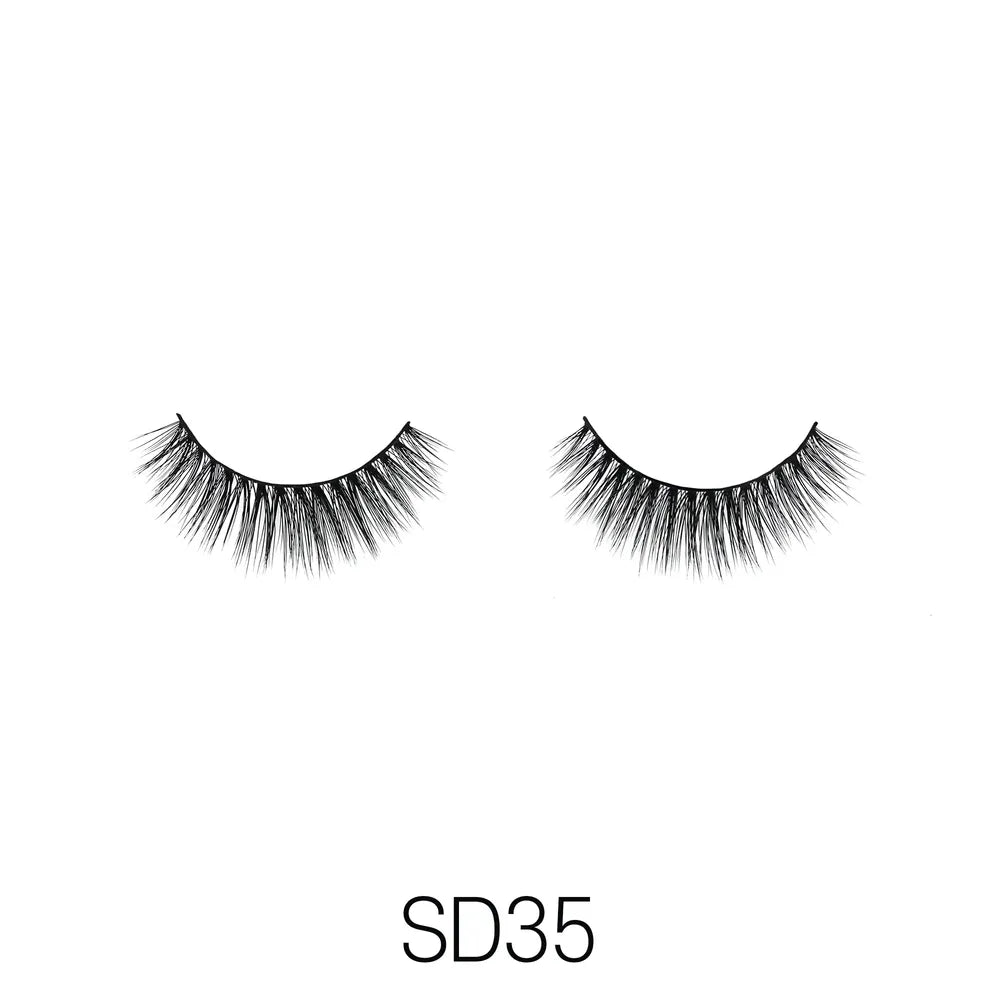 Laflare USA 3D Faux Mink Lashes 11 Variants – Styles 19 to 47 | 100% Premium Silk, Lightweight, Natural to Glam Finish, Reusable - Beauty Exchange Beauty Supply