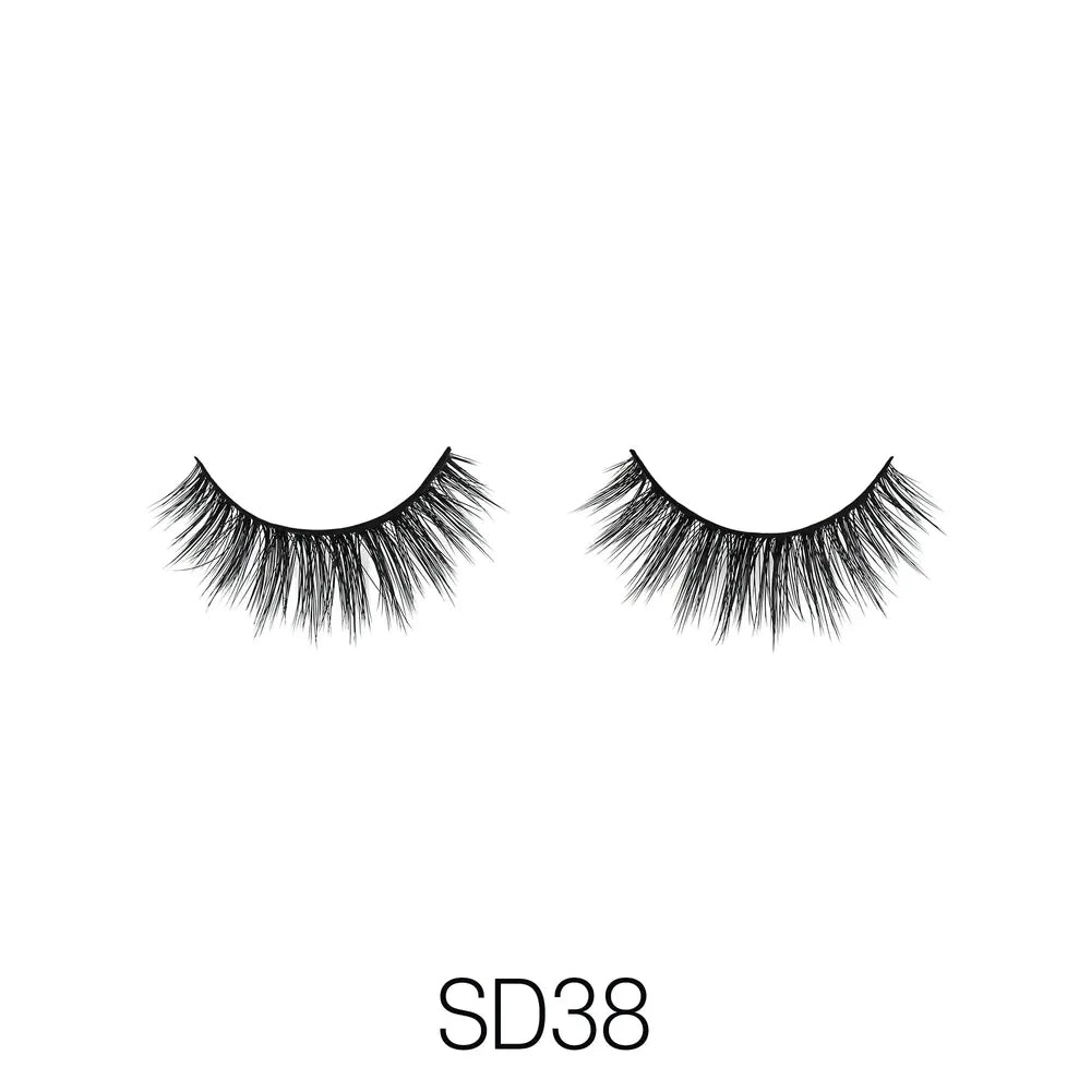Laflare USA 3D Faux Mink Lashes 11 Variants – Styles 19 to 47 | 100% Premium Silk, Lightweight, Natural to Glam Finish, Reusable - Beauty Exchange Beauty Supply