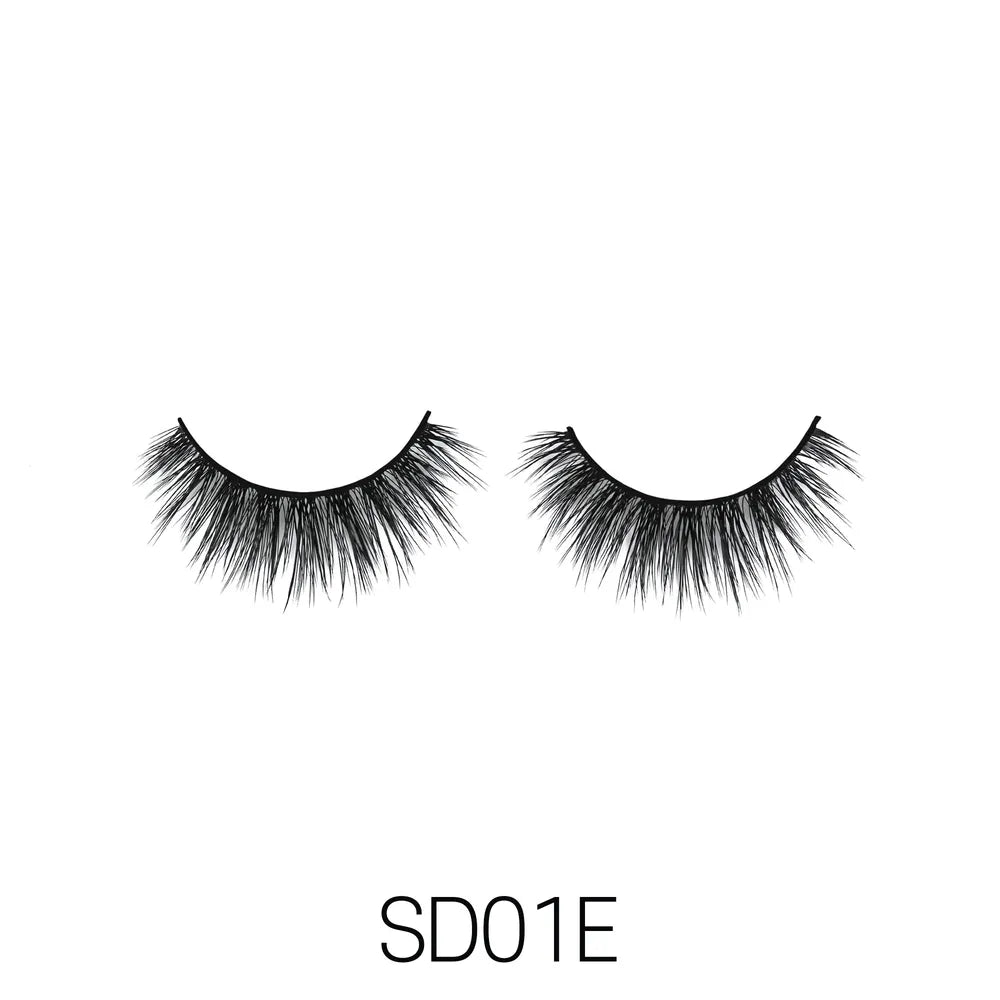 Laflare USA 3D Faux Mink Lashes – Styles 1A, 1B, 1D, 1E, 1F, 1G, 1H | 100% Premium Silk, Soft Volume, Lightweight & Reusable - Beauty Exchange Beauty Supply