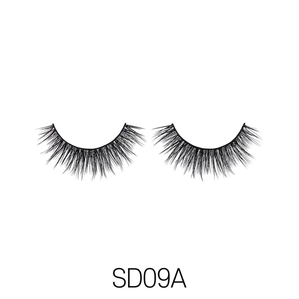Laflare USA 3D Faux Mink Lashes – Styles 9A, 9B, 9C, 9E | 100% Premium Silk, Lightweight, Reusable - Beauty Exchange Beauty Supply