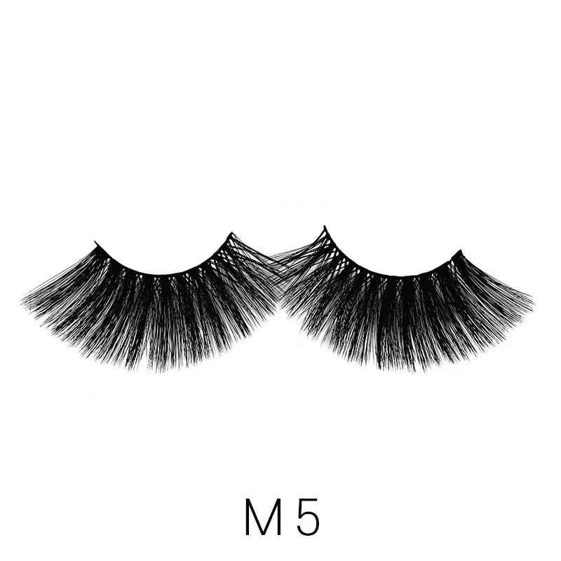 Laflare USA 3D Max Volume Lashes – Styles M2 to M9 | 25mm, 100% Premium Silk Faux Mink, Bold & Reusable - Beauty Exchange Beauty Supply