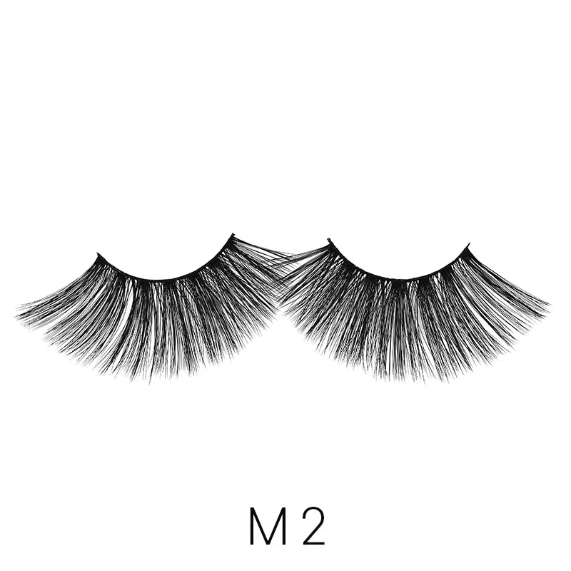 Laflare USA 3D Max Volume Lashes – Styles M2 to M9 | 25mm, 100% Premium Silk Faux Mink, Bold & Reusable - Beauty Exchange Beauty Supply