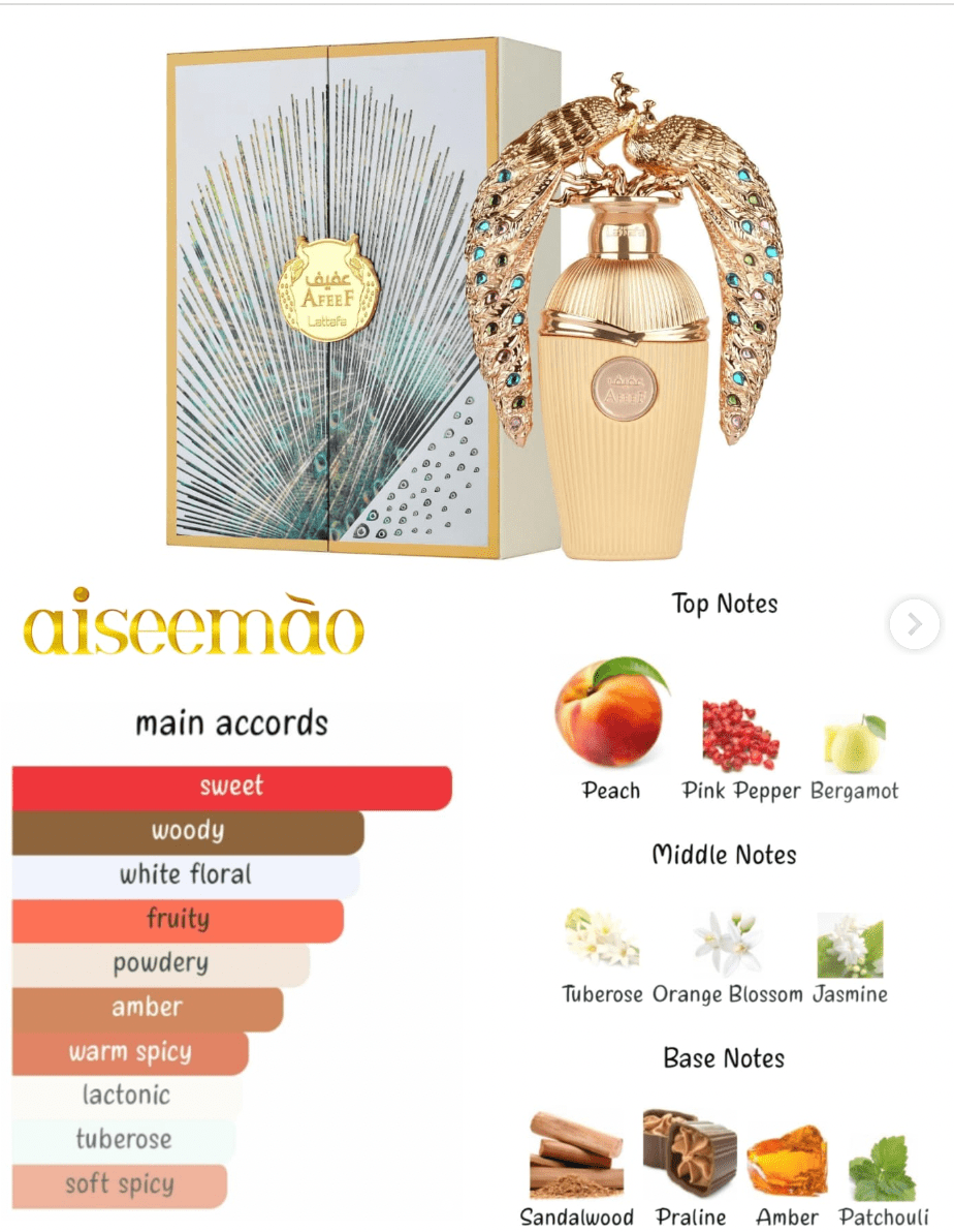 Lattafa Afeef Unisex Eau de Parfum 3.5 oz - Beauty Exchange Beauty Supply