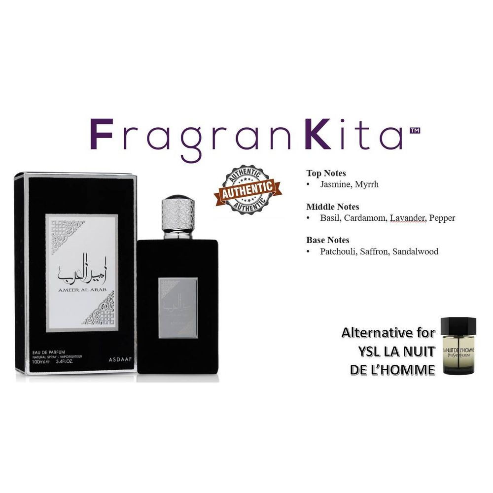 Lattafa Al Arab Perfume – Asdaaf Amee (Black) & (Blue) Imperium – 100ml Eau de Parfum - Beauty Exchange Beauty Supply