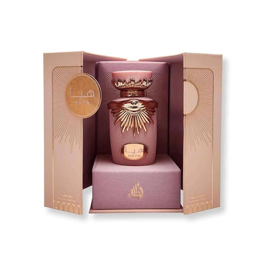 Lattafa Eau De Parfum Spray Haya & Sakeena – 3.4 oz - Beauty Exchange Beauty Supply