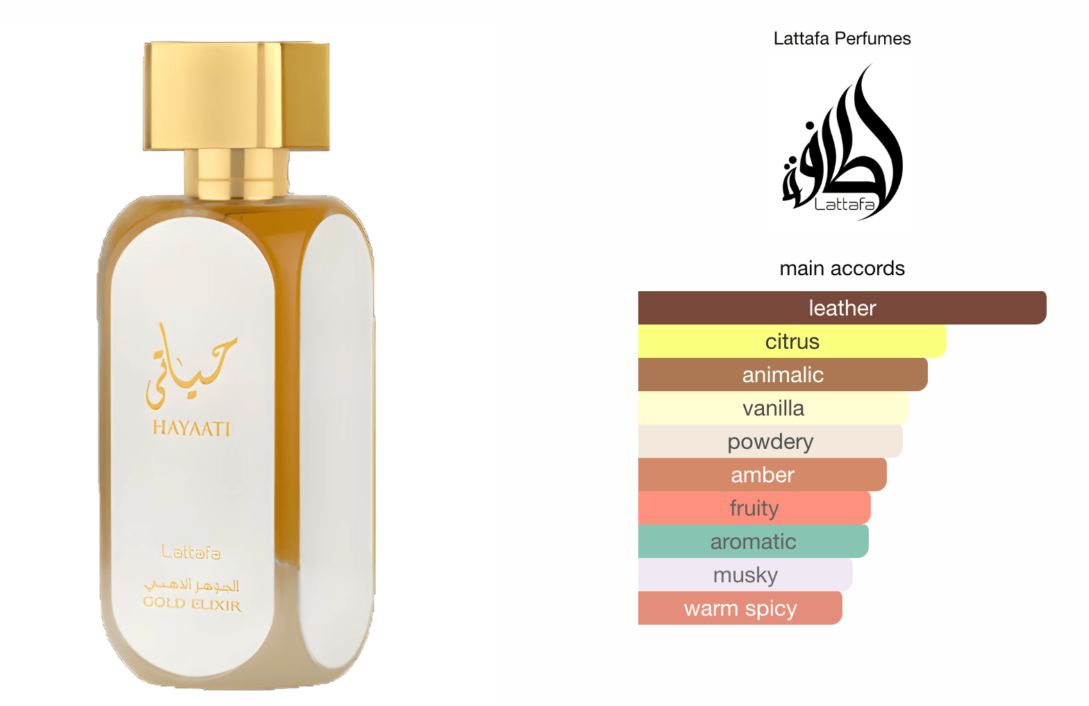 Lattafa Hayaati Gold Elixir Unisex Perfume Spray – 3.4 oz - Beauty Exchange Beauty Supply