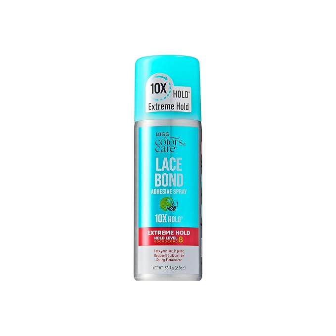 KISS Colors & Care Lace Bond Spray Extreme Hold – 2 oz