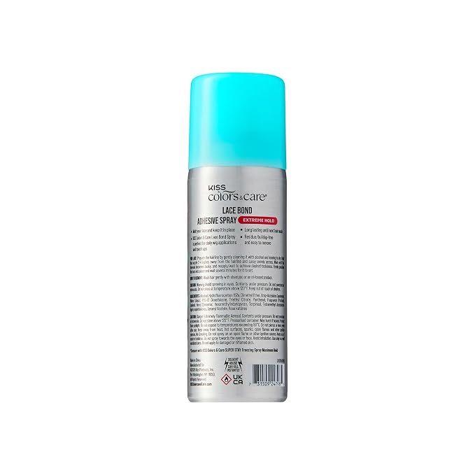 KISS Colors & Care Lace Bond Spray Extreme Hold – 2 oz