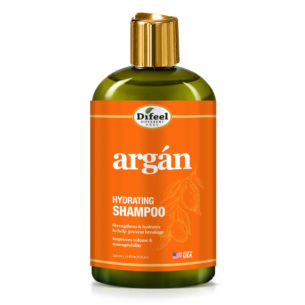Difeel Argan Hydrating Shampoo – 12 oz