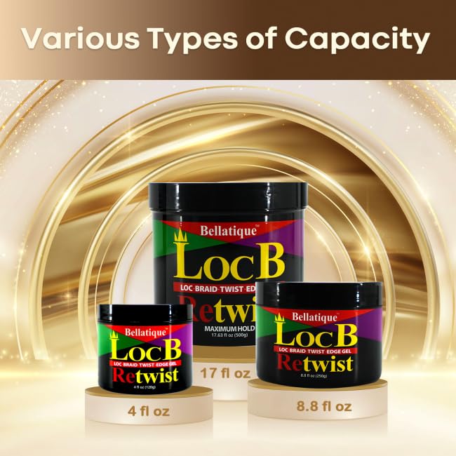 Loc B Retwist & Edge Gel – 48HR Hold for Locs - Beauty Exchange Beauty Supply