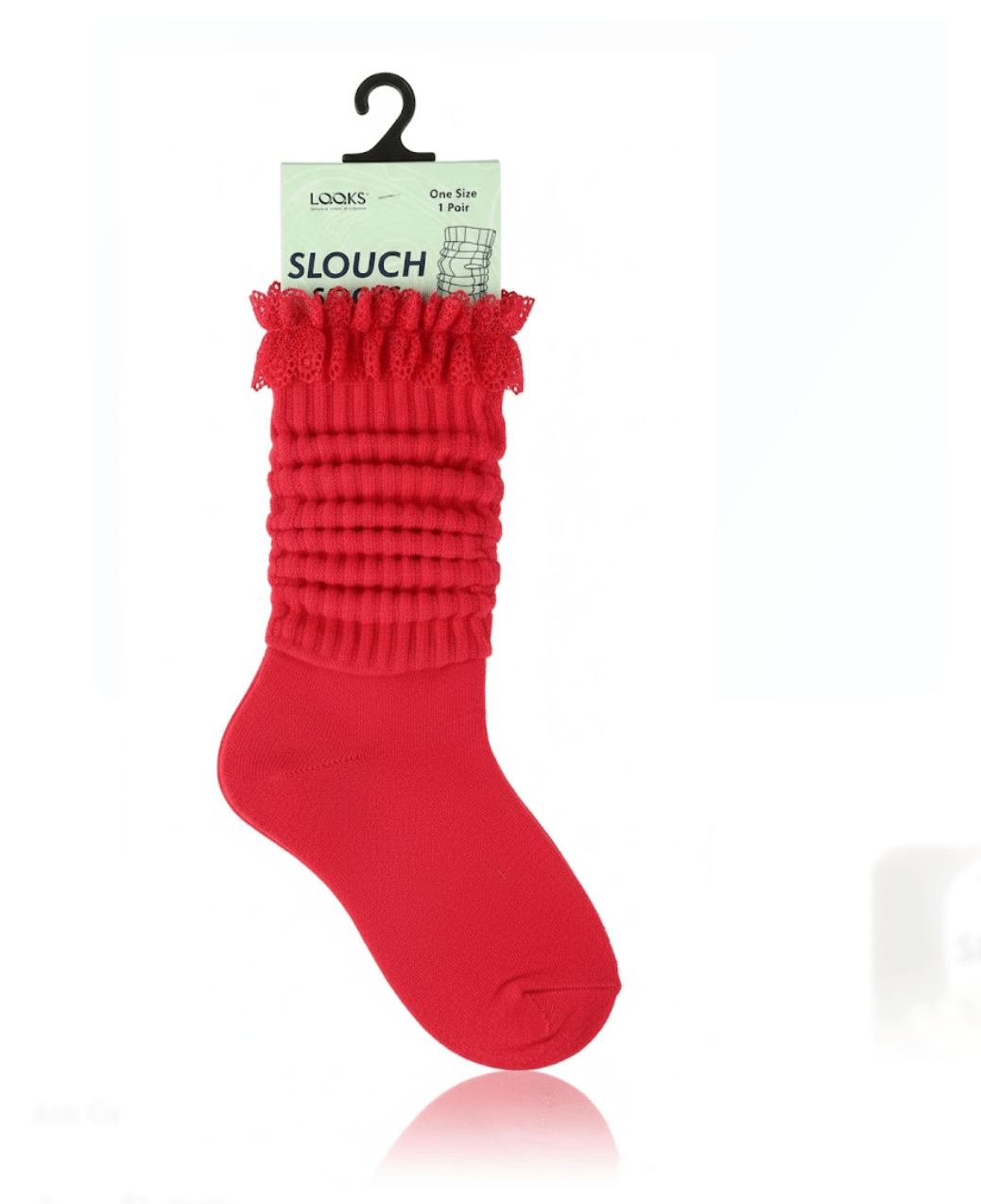 Looks Adult Lace Slouch Socks - Beauty Exchange Beauty Supply