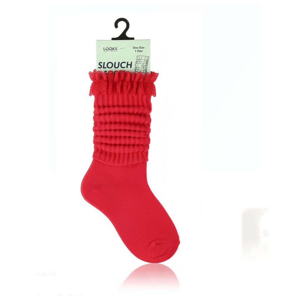 Looks Adult Lace Slouch Socks - Beauty Exchange Beauty Supply