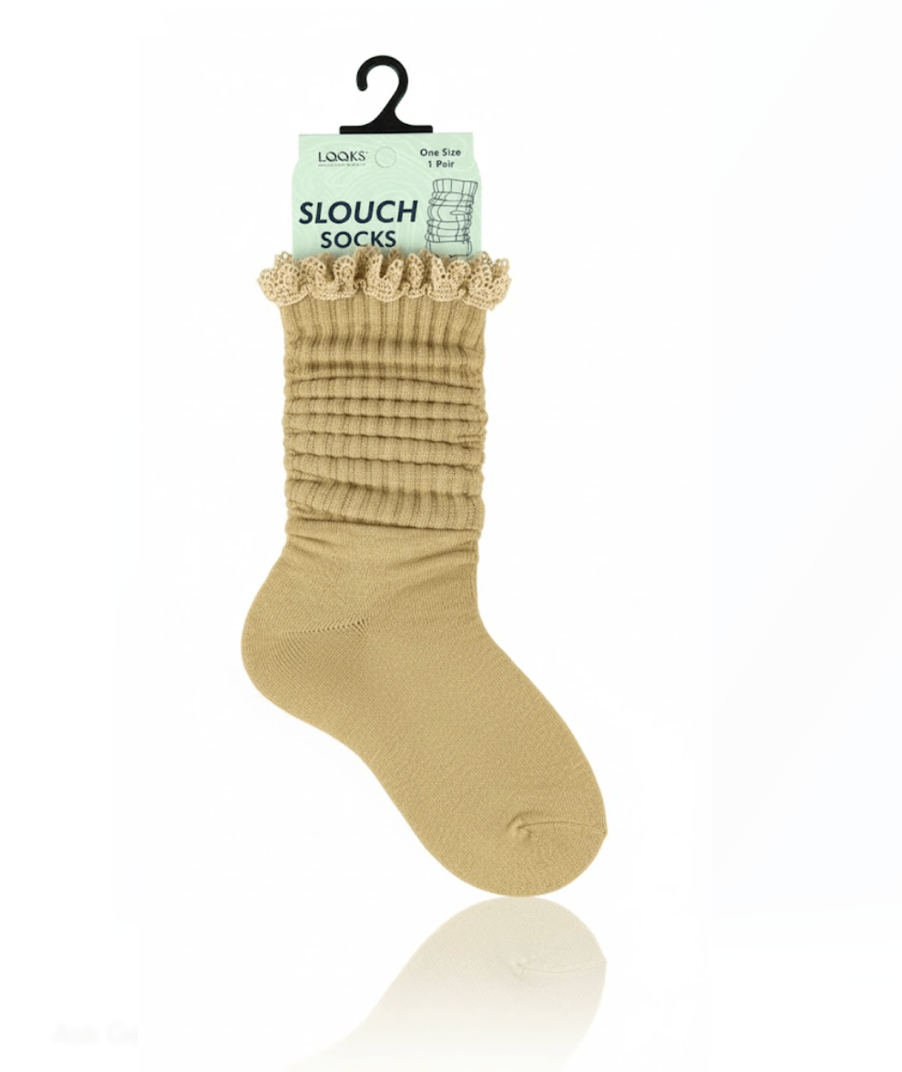 Looks Adult Lace Slouch Socks - Beauty Exchange Beauty Supply