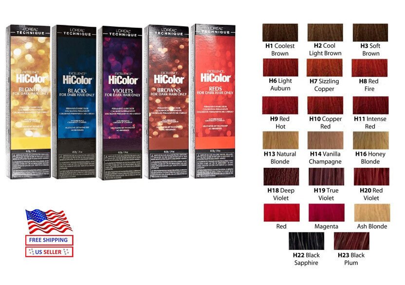 L’Oréal Excellence HiColor Highlights Permanent Hair Dye - Beauty Exchange Beauty Supply