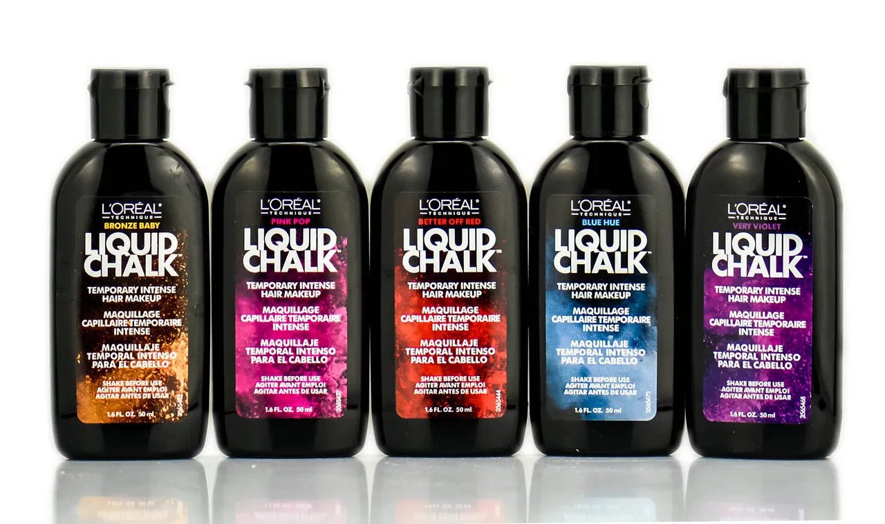 L'Oreal Liquid Chalk Hair Color 1.6oz - Red, Blue, Violet - Beauty Exchange Beauty Supply
