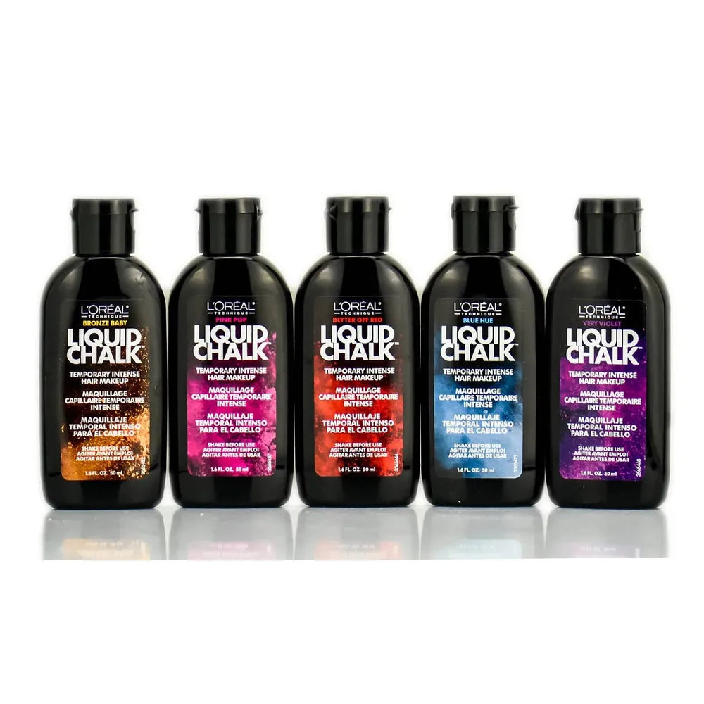 L'Oreal Liquid Chalk Hair Color 1.6oz - Red, Blue, Violet - Beauty Exchange Beauty Supply