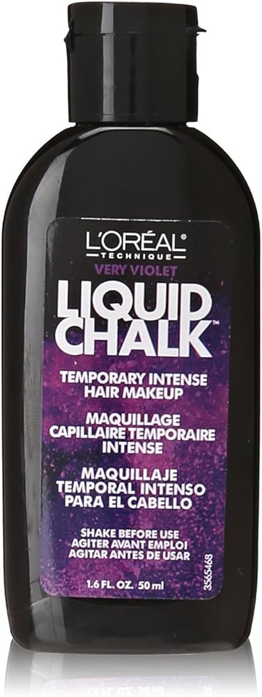 L'Oreal Liquid Chalk Hair Color 1.6oz - Red, Blue, Violet - Beauty Exchange Beauty Supply