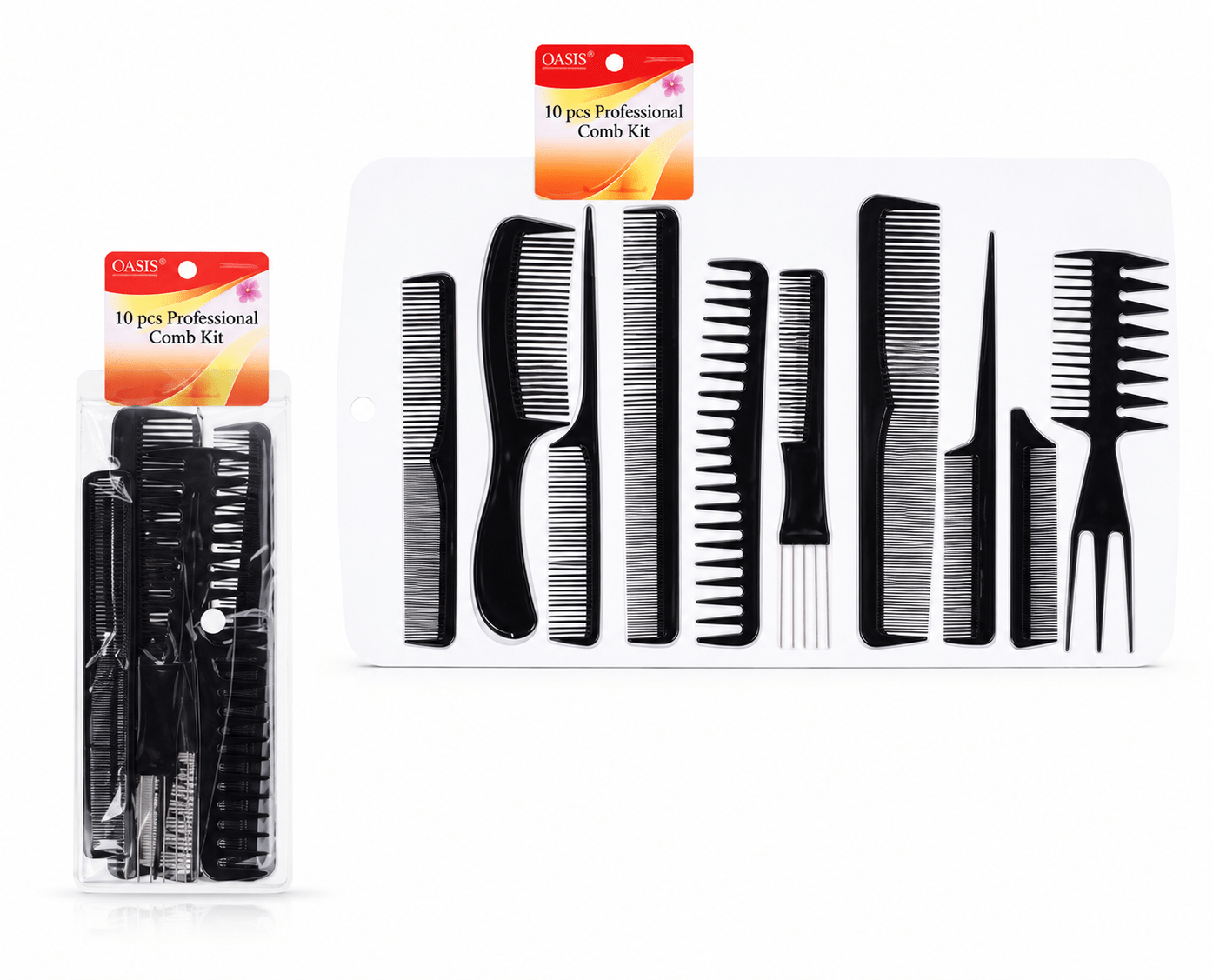 LQQKS Deluxe Professional Comb Set – 10 Pcs - Beauty Exchange Beauty Supply