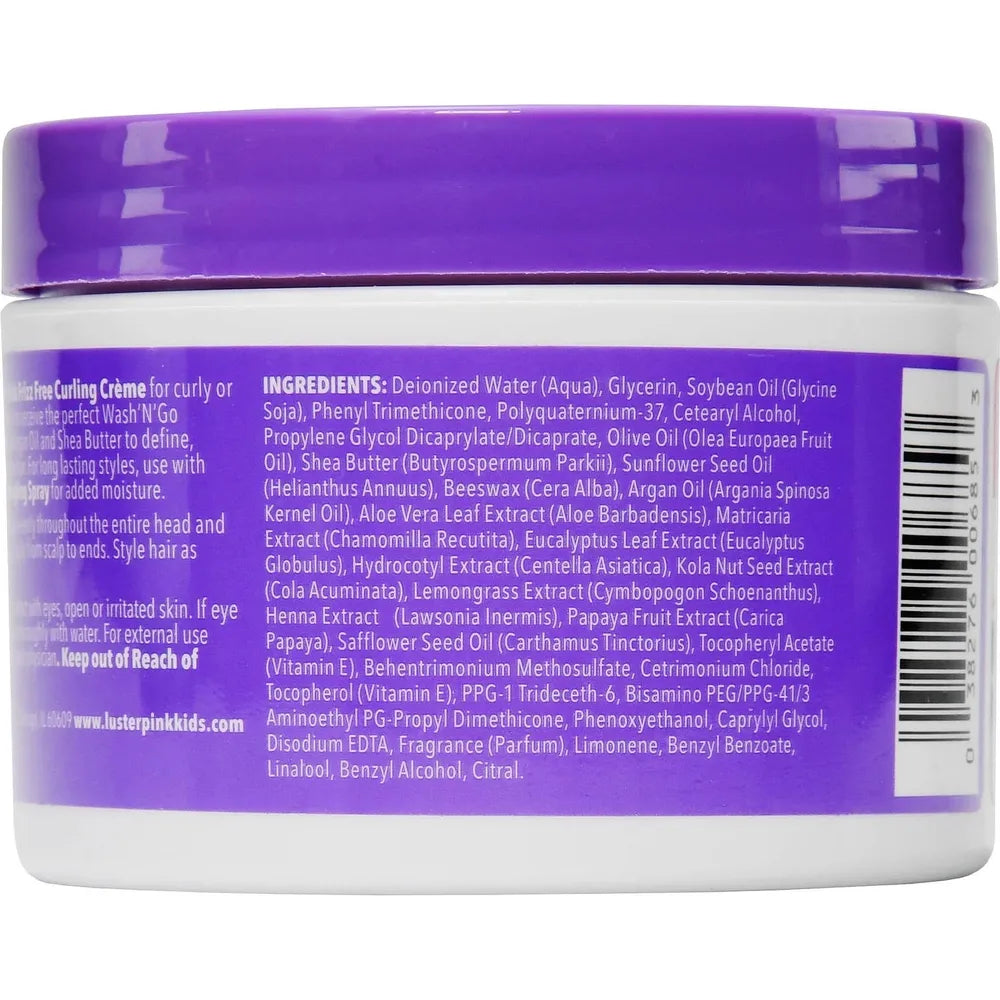 Luster’s Pink Kids Frizz - Free Curl & Wave Definer – Curl Activator & Moisturizer (8 oz) - Beauty Exchange Beauty Supply
