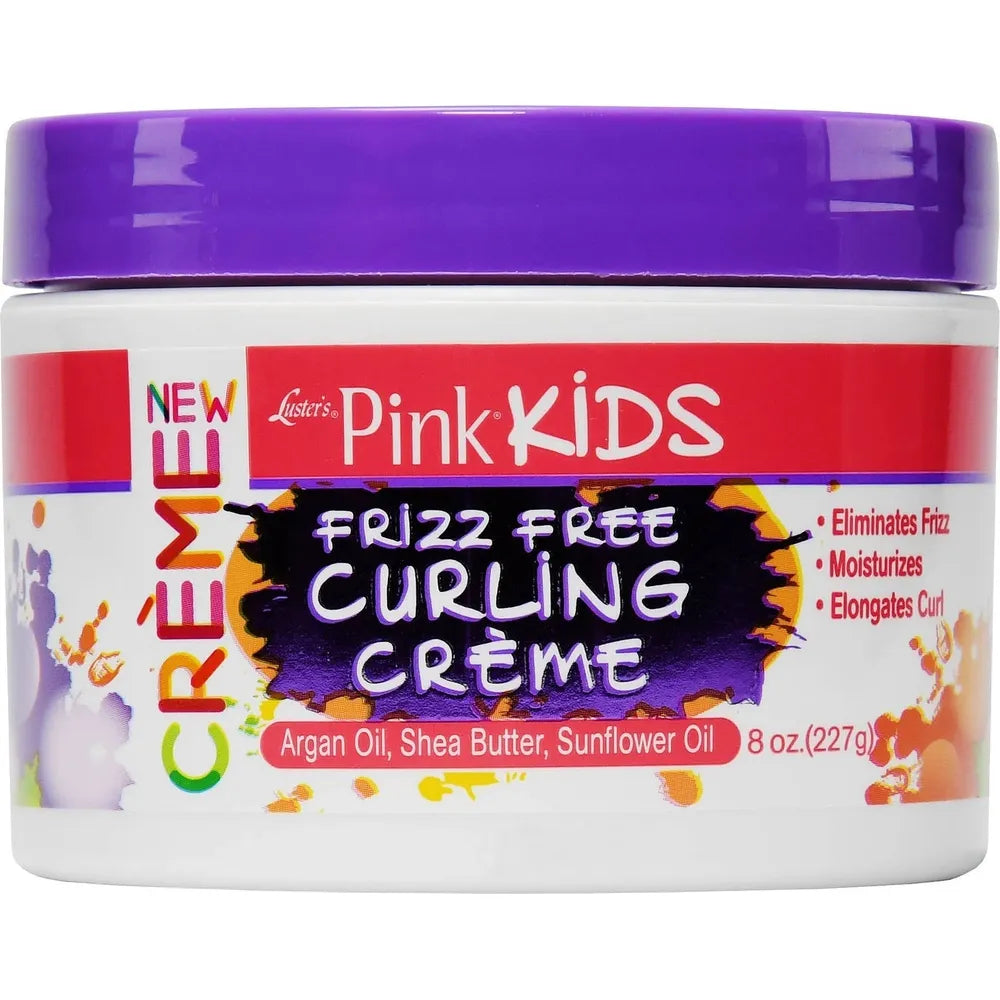 Luster’s Pink Kids Frizz - Free Curl & Wave Definer – Curl Activator & Moisturizer (8 oz) - Beauty Exchange Beauty Supply