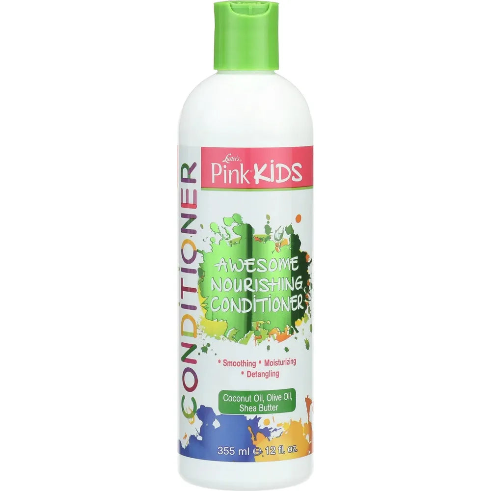 Luster’s Pink Kids Nourishing Conditioner – Coconut, Shea & Olive Oil, Detangling & Sulfate - Free (12 oz) - Beauty Exchange Beauty Supply