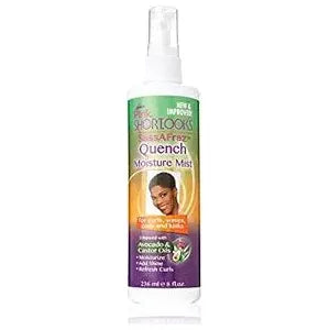 Luster’s ShortLooks SassAFraz Quench Moisture Mist | Hydrating & Reviving Spray for Curls, Coils & Waves – 8 oz - Beauty Exchange Beauty Supply