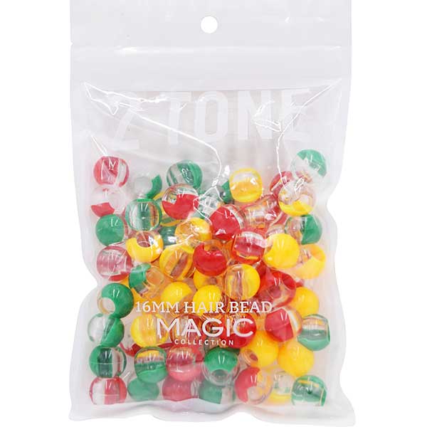 Magic Collection 16mm 2 - Tone Hair Beads – Baby Style - Beauty Exchange Beauty Supply