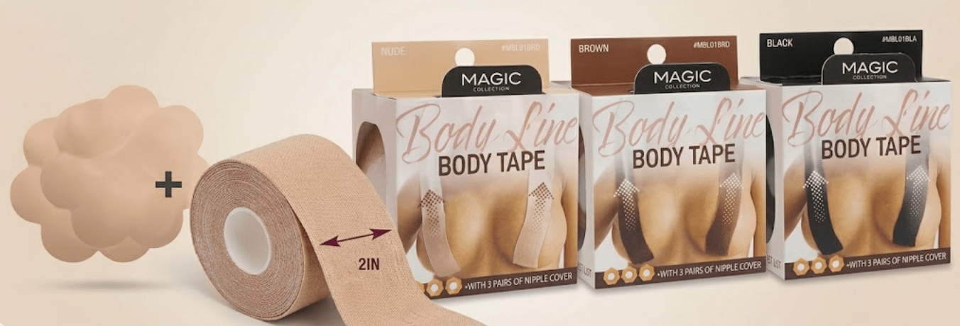 Magic Collection Body Line Adhesive Breast Lift โ Body Tape - Beauty Exchange Beauty Supply