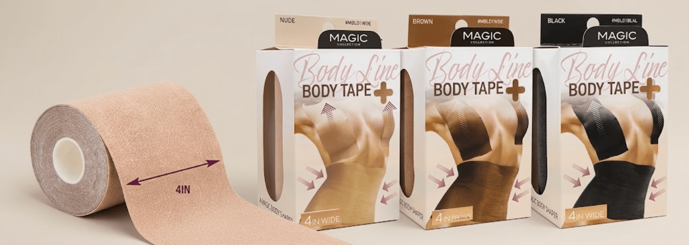 Magic Collection Body Line Adhesive Breast Lift โ Body Tape Wide - Beauty Exchange Beauty Supply