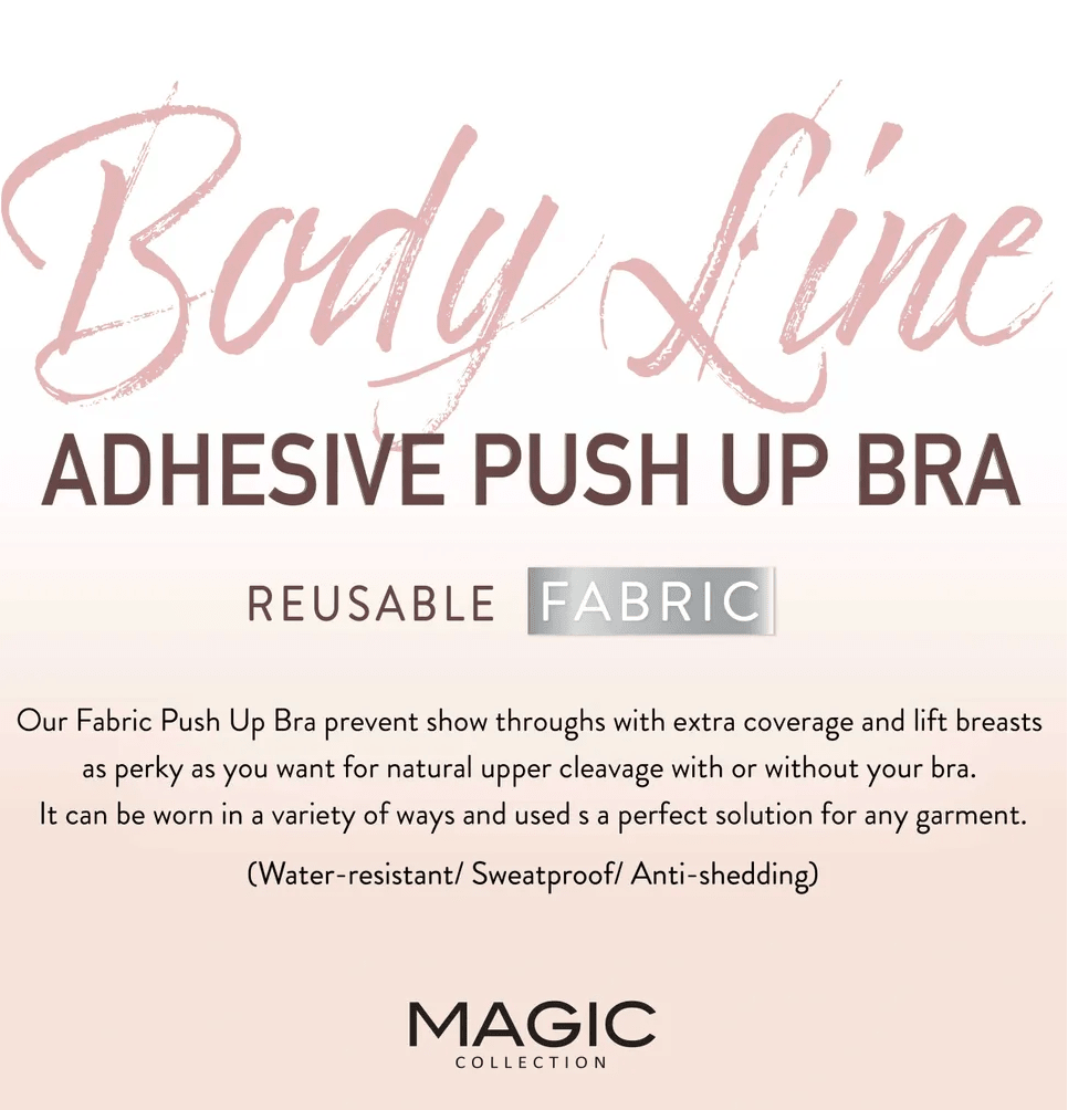 Magic Collection Body Line Adhesive Push Up Bra โ Reusable Fabric - Beauty Exchange Beauty Supply