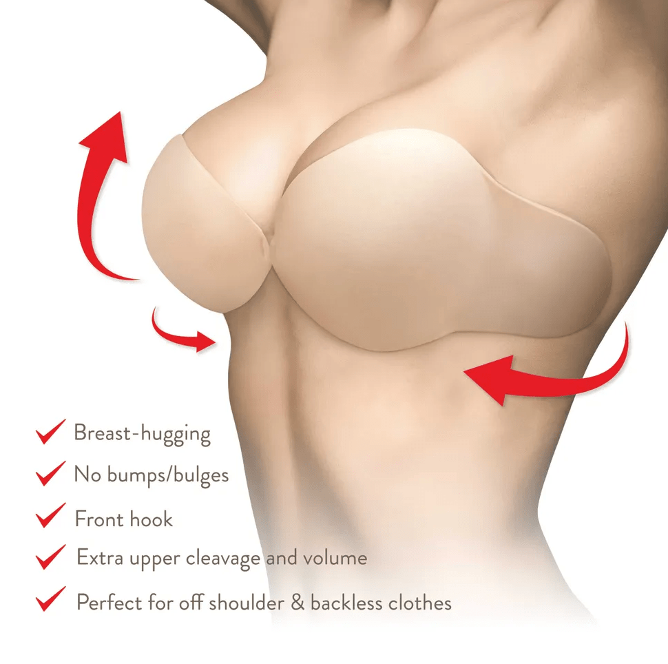 Magic Collection Body Line Adhesive Push Up Bra โ Reusable Fabric - Beauty Exchange Beauty Supply