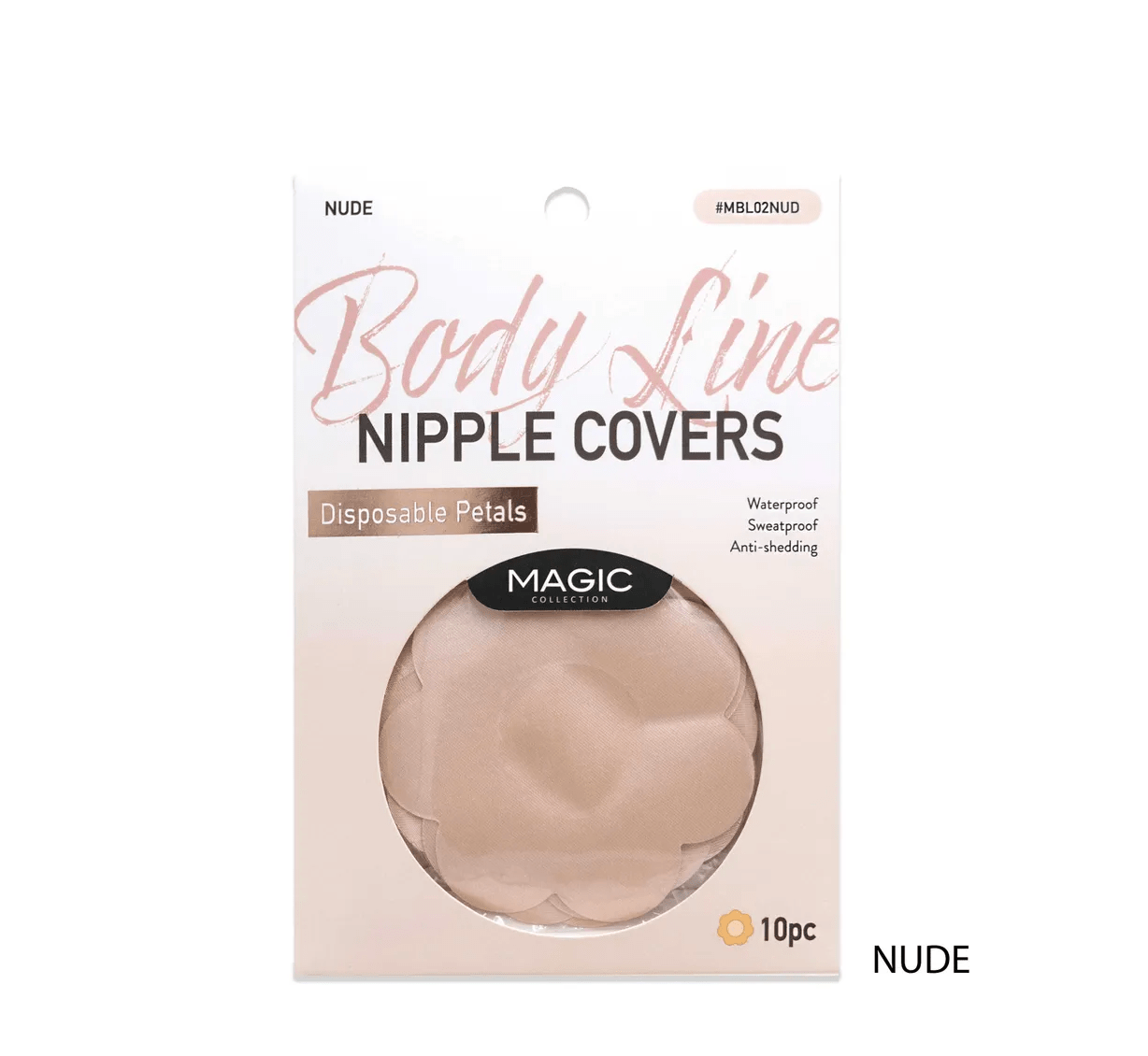 Magic Collection Body Line Nipple Covers Disposable Petals โ 6cm - Beauty Exchange Beauty Supply