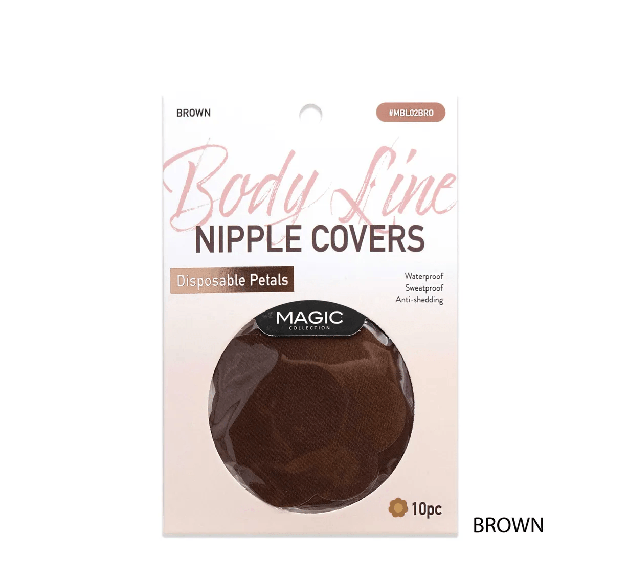 Magic Collection Body Line Nipple Covers Disposable Petals โ 6cm - Beauty Exchange Beauty Supply