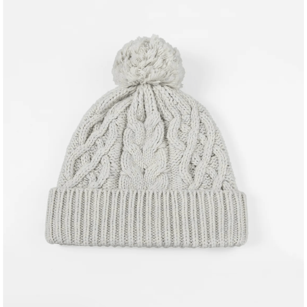 Magic Collection Cable Knit Pom Pom Beanie - Assorted - Beauty Exchange Beauty Supply