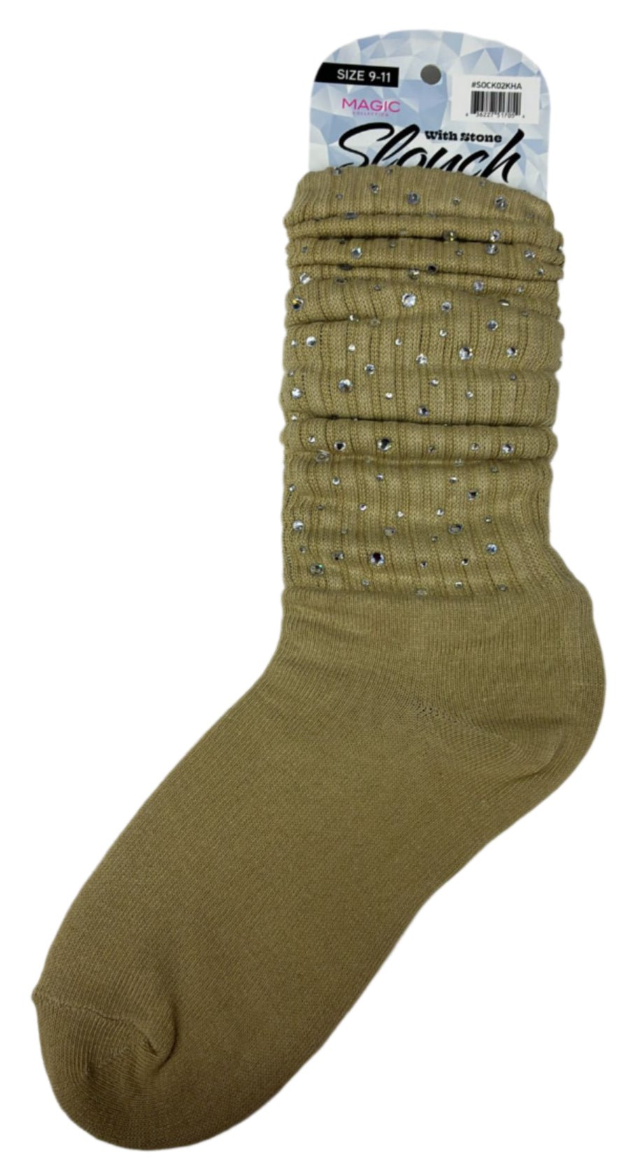 Magic Collection Slouch Beanie with Stones - Beauty Exchange Beauty Supply