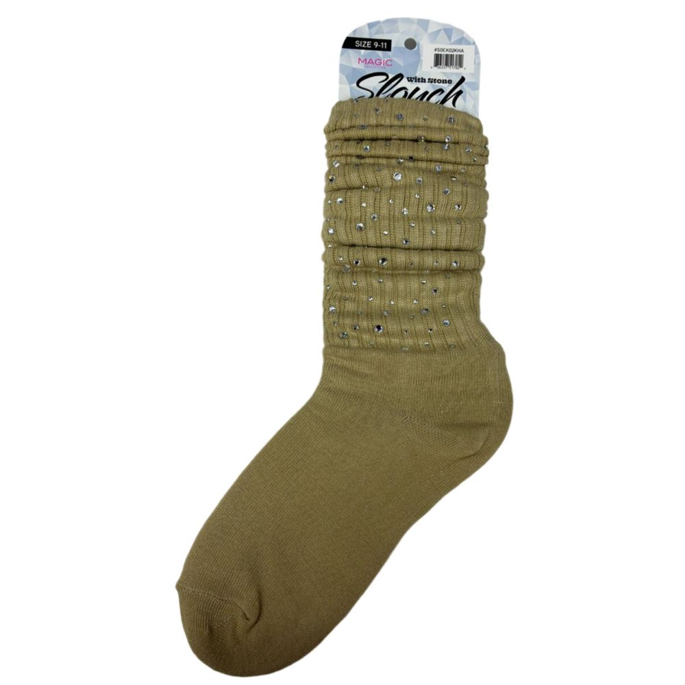 Magic Collection Slouch Beanie with Stones - Beauty Exchange Beauty Supply