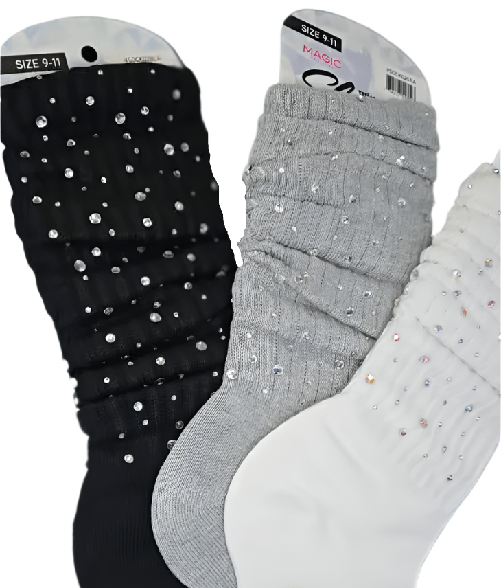 Magic Collection Slouch Beanie with Stones - Beauty Exchange Beauty Supply