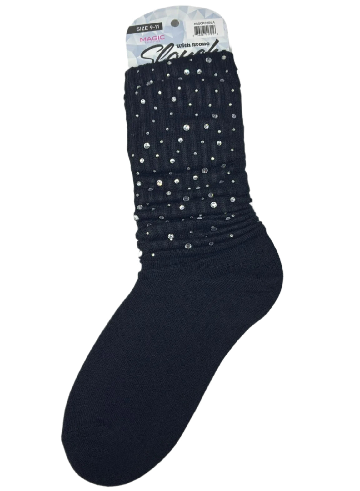 Magic Collection Slouch Beanie with Stones - Beauty Exchange Beauty Supply