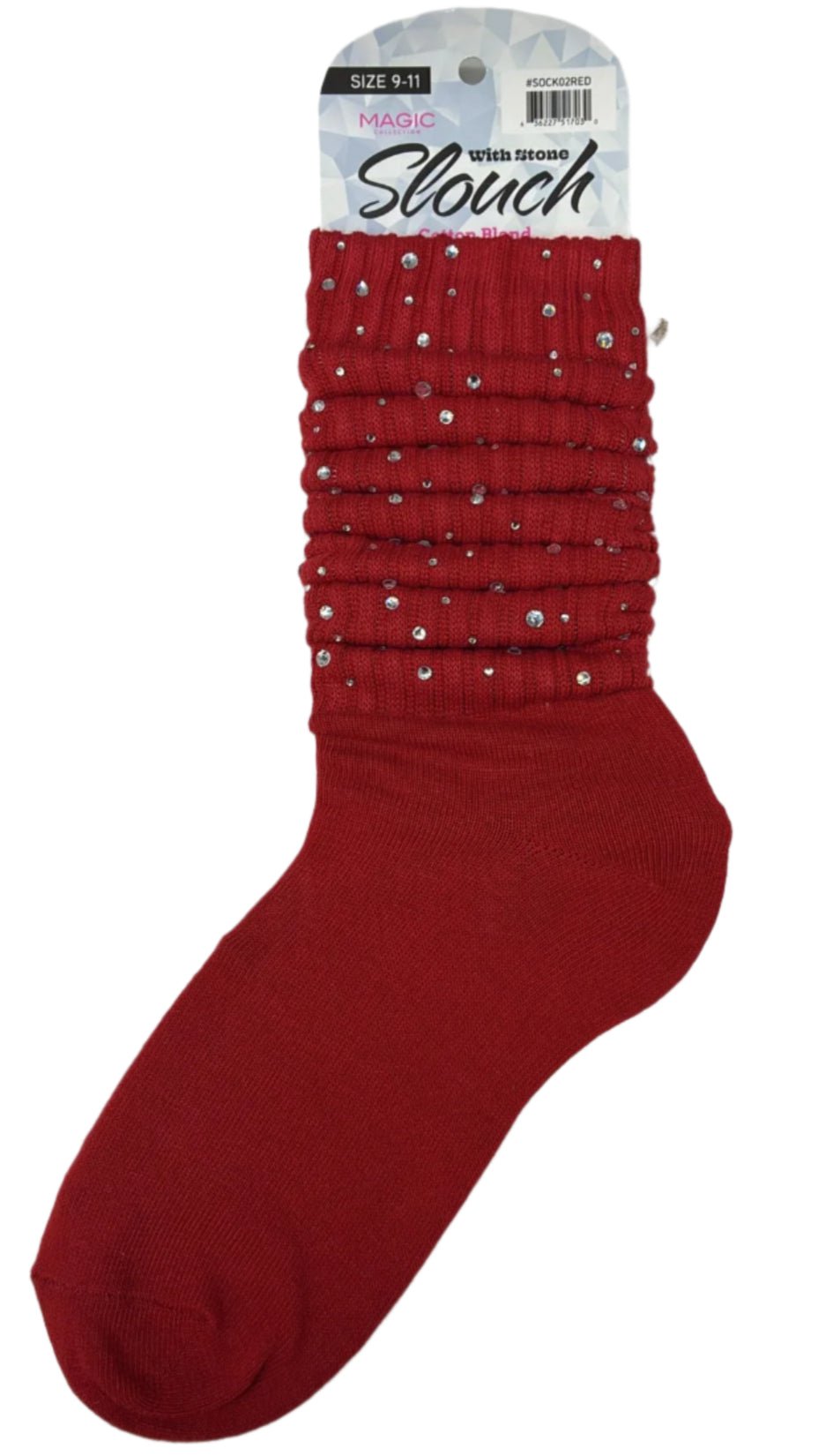 Magic Collection Slouch Beanie with Stones - Beauty Exchange Beauty Supply