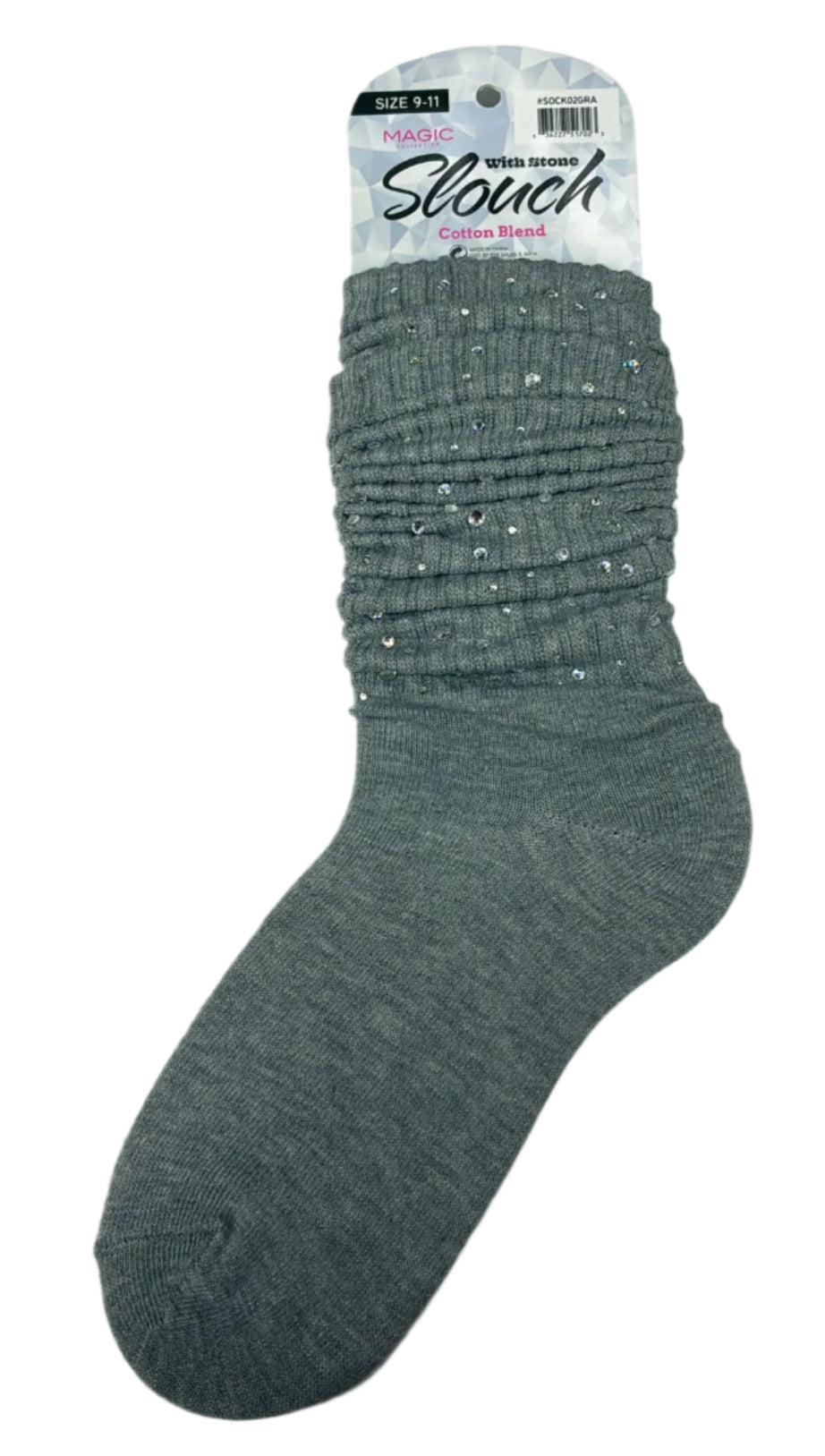 Magic Collection Slouch Beanie with Stones - Beauty Exchange Beauty Supply