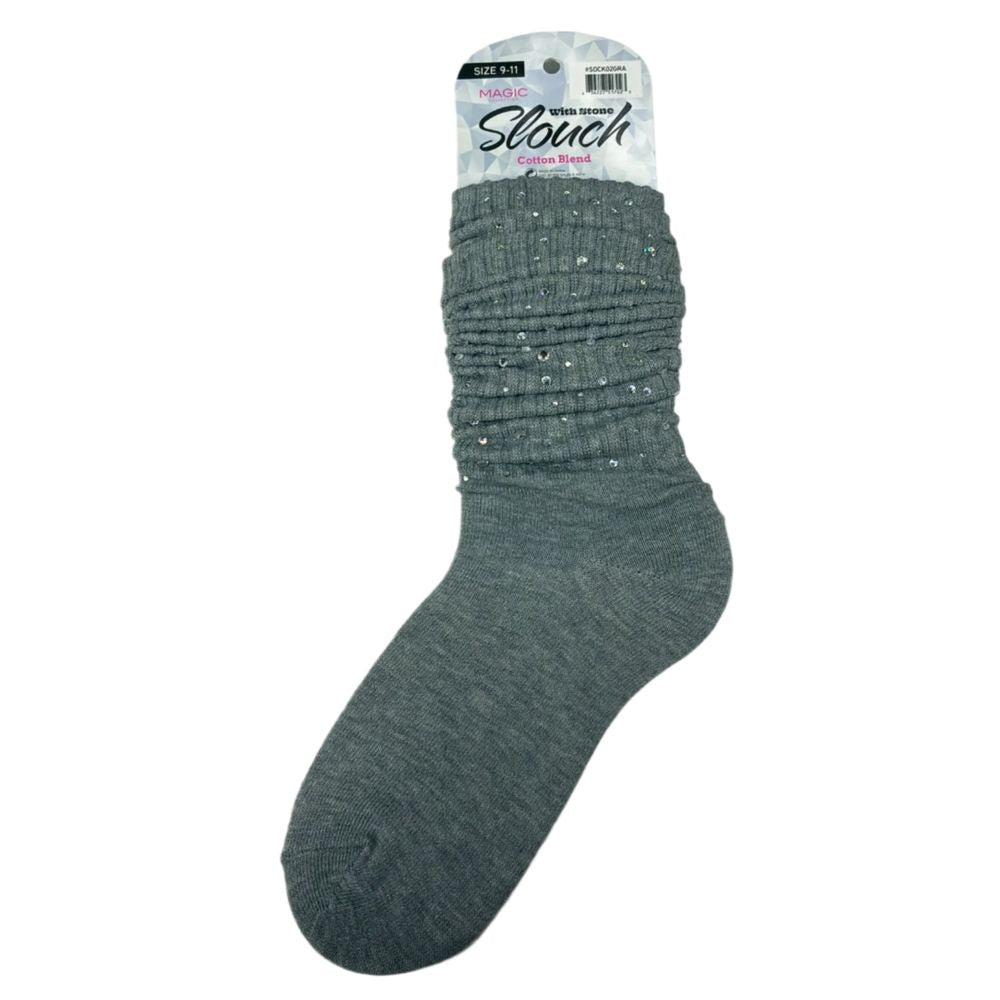 Magic Collection Slouch Beanie with Stones - Beauty Exchange Beauty Supply