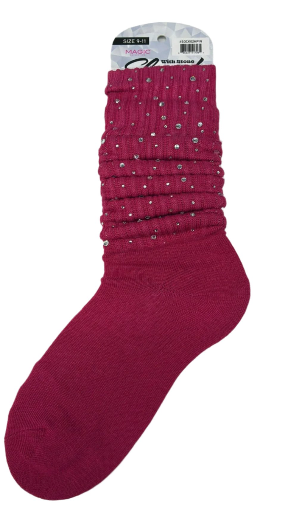 Magic Collection Slouch Beanie with Stones - Beauty Exchange Beauty Supply